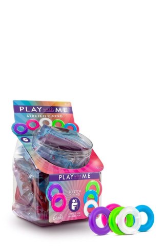 PLAY WITH ME STRETCH C-RING 50 PIECES Blush