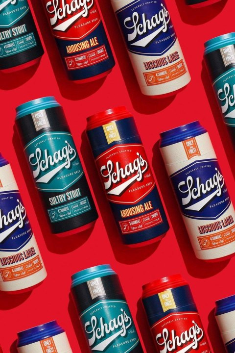 SCHAG'S BEER CAN STROKER DISPLAY KIT Blush SCHAG'S BEER CAN STROKER DISPLAY KIT Blush