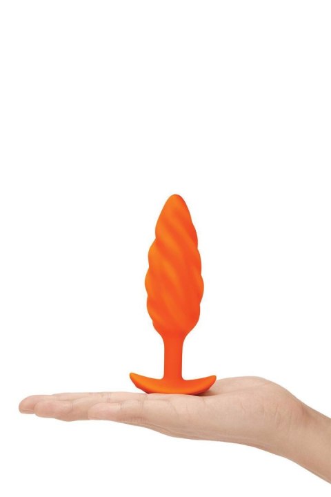 B-VIBE SWIRL TEXTURE PLUG ORANGE B-Vibe B-VIBE SWIRL TEXTURE PLUG ORANGE B-Vibe