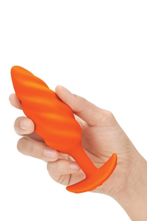 B-VIBE SWIRL TEXTURE PLUG ORANGE B-Vibe B-VIBE SWIRL TEXTURE PLUG ORANGE B-Vibe