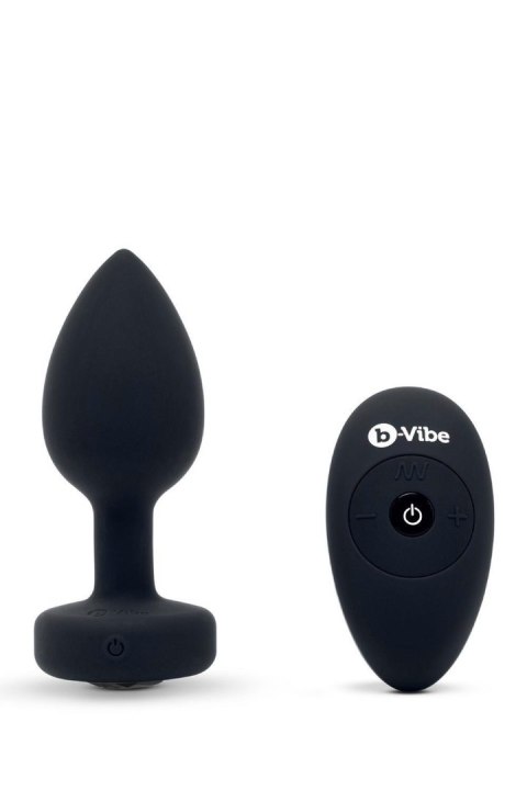 B-VIBE VIBRATING JEWEL PLUG M/L BLACK B-Vibe B-VIBE VIBRATING JEWEL PLUG M/L BLACK B-Vibe