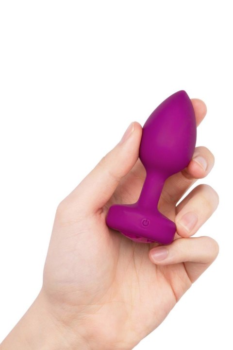 B-VIBE VIBRATING JEWEL PLUG S/M FUCHSIA B-Vibe B-VIBE VIBRATING JEWEL PLUG S/M FUCHSIA B-Vibe