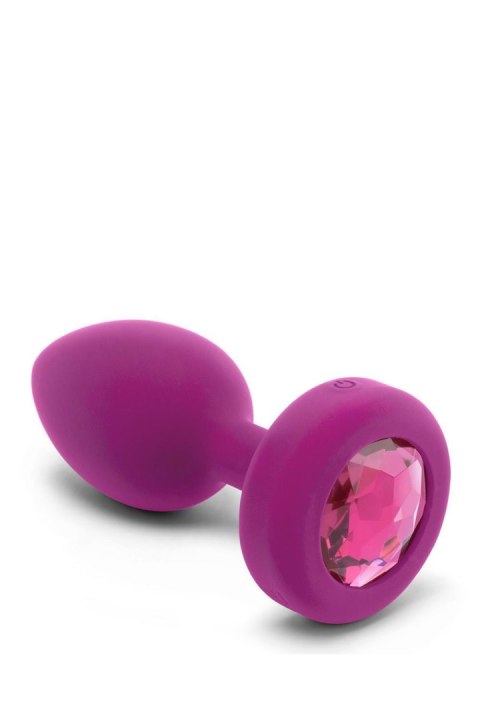 B-VIBE VIBRATING JEWEL PLUG S/M FUCHSIA B-Vibe B-VIBE VIBRATING JEWEL PLUG S/M FUCHSIA B-Vibe