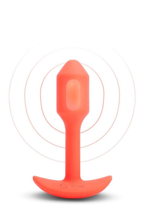 B-VIBE VIBRATING SNUG PLUG 1 ORANGE B-Vibe B-VIBE VIBRATING SNUG PLUG 1 ORANGE B-Vibe