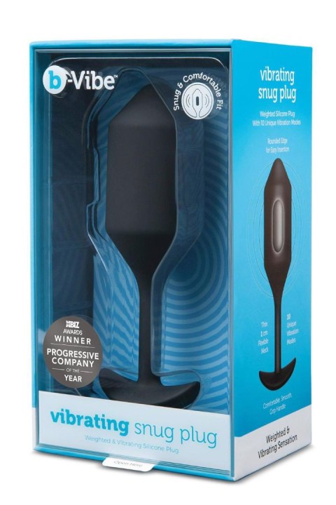 B-VIBE VIBRATING SNUG PLUG 4 BLACK B-Vibe B-VIBE VIBRATING SNUG PLUG 4 BLACK B-Vibe