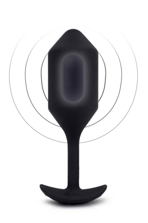 B-VIBE VIBRATING SNUG PLUG 4 BLACK B-Vibe B-VIBE VIBRATING SNUG PLUG 4 BLACK B-Vibe
