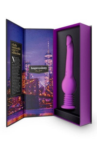 IMPRESSIONS NEW YORK GYROQUAKE DILDO PURPLE Blush