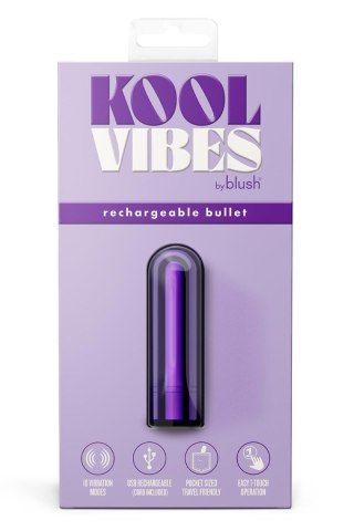 KOOL VIBES RECHARGEABLE MINI BULLET GRAPE Blush