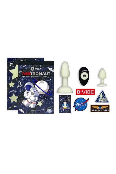 B-VIBE ASSTRONAUT GLOW-IN-THE-DARK BUTT PLAY SET B-Vibe B-VIBE ASSTRONAUT GLOW-IN-THE-DARK BUTT PLAY SET B-Vibe