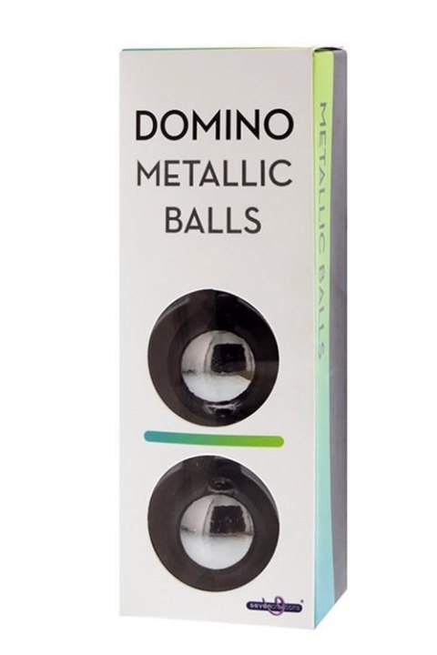 DOMINO METALLIC BALLS - SILVER Seven Creations DOMINO METALLIC BALLS - SILVER Seven Creations