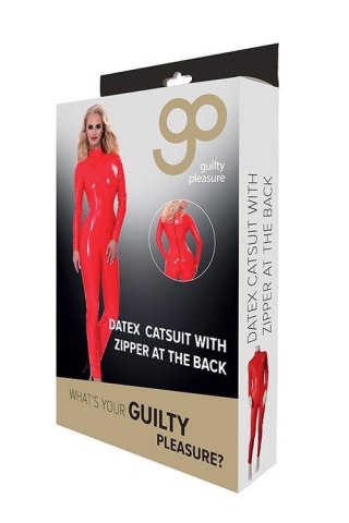 GP CATSUIT WITH ZIPPER AT THE BACK, XL Guilty Pleasure Fetish Wear