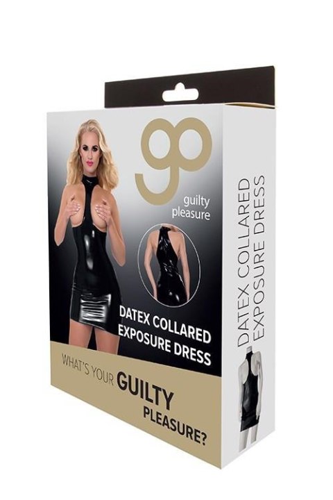 GP DATEX COLLARED EXPOSURE DRESS, L Guilty Pleasure Fetish Wear GP DATEX COLLARED EXPOSURE DRESS, L Guilty Pleasure Fetish Wear