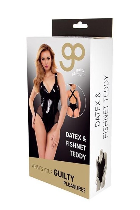 GP DATEX & FISHNET TEDDY, S Guilty Pleasure Fetish Wear GP DATEX & FISHNET TEDDY, S Guilty Pleasure Fetish Wear
