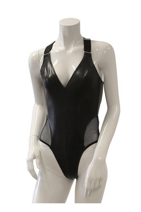GP DATEX & FISHNET TEDDY, S Guilty Pleasure Fetish Wear GP DATEX & FISHNET TEDDY, S Guilty Pleasure Fetish Wear