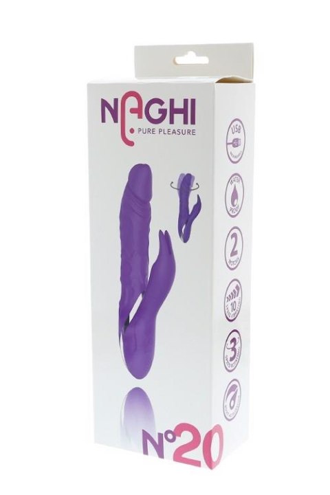 NAGHI NO.20 RECHARGEABLE DUO VIBRATOR Naghi NAGHI NO.20 RECHARGEABLE DUO VIBRATOR Naghi