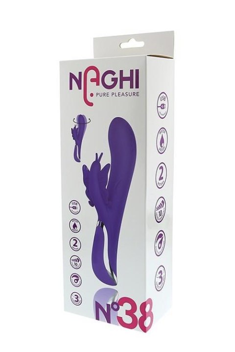 NAGHI NO.38 RECHARGEABLE DUO VIBRATOR Naghi NAGHI NO.38 RECHARGEABLE DUO VIBRATOR Naghi