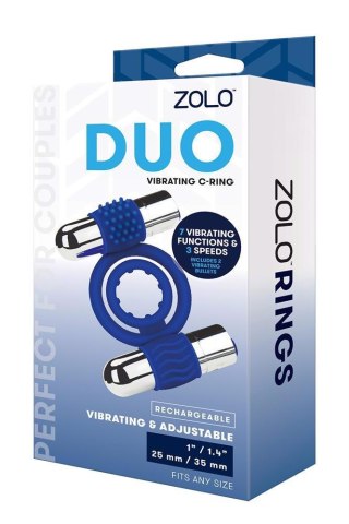 ZOLO DUO VIBRATING C-RING Zolo