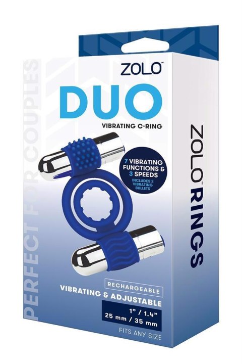 ZOLO DUO VIBRATING C-RING Zolo ZOLO DUO VIBRATING C-RING Zolo