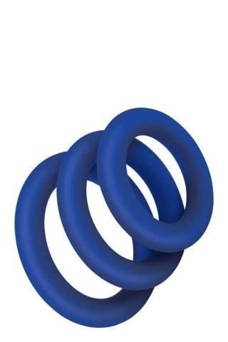 ZOLO EXTRA THICK SILICONE COCK RING 3 PK Zolo