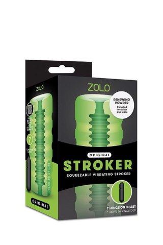 ZOLO ORIGINAL SQUEEZABLE VIBR. STROKER Zolo