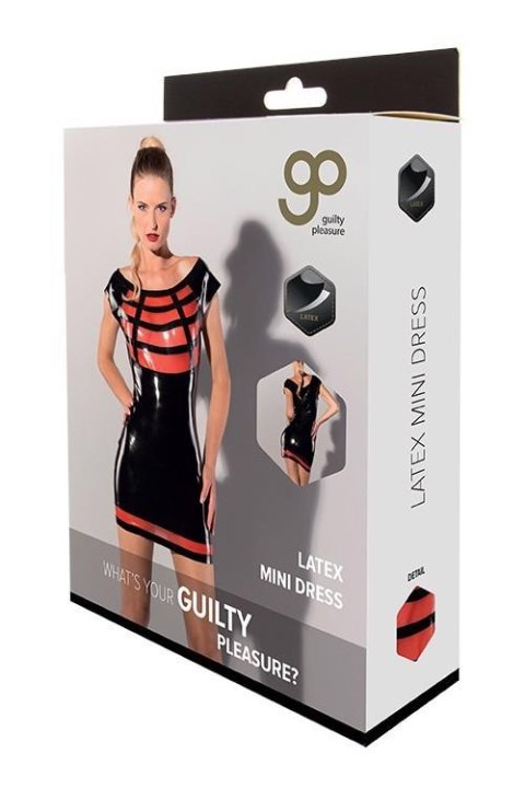 GP LATEX MINI DRESS BLACK, M Guilty Pleasure Fetish Wear GP LATEX MINI DRESS BLACK, M Guilty Pleasure Fetish Wear
