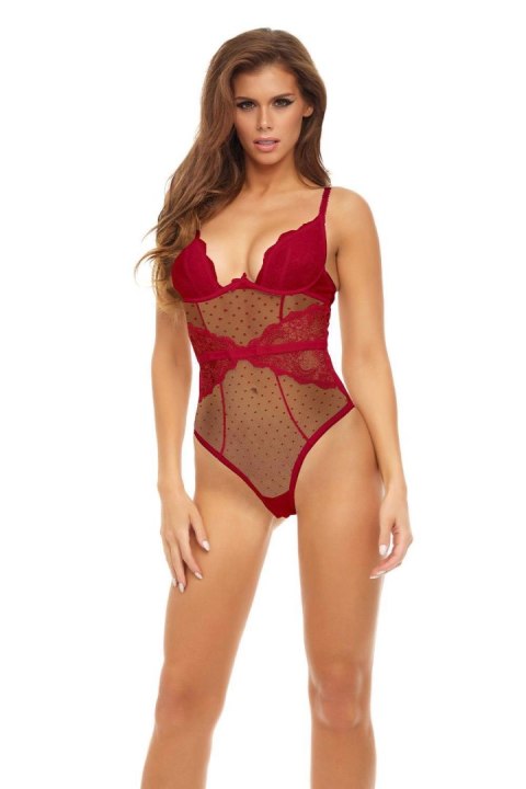 BOMBSHELL BOUDOIR PEEK A BOO TEDDY RED, S Bombshell Boudoir BOMBSHELL BOUDOIR PEEK A BOO TEDDY RED, S Bombshell Boudoir
