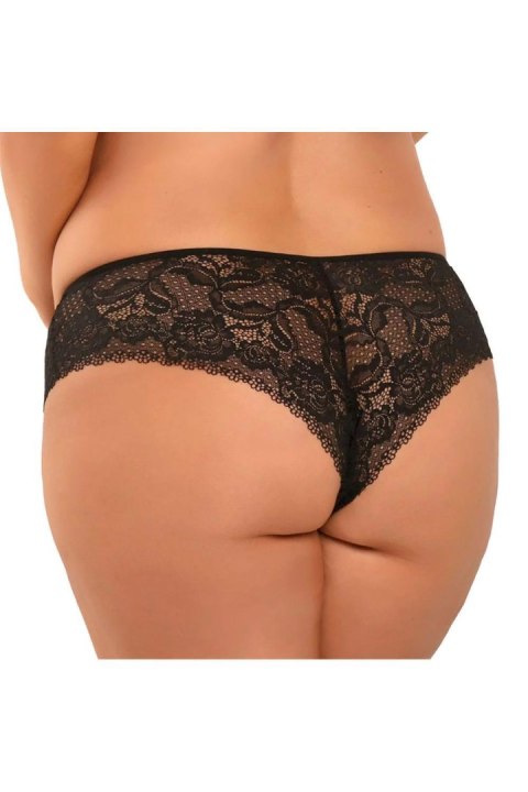 HOT HOOK UP CROTCHLESS PANTY BLACK, 3XL/4XL Rene Rofe Lingerie HOT HOOK UP CROTCHLESS PANTY BLACK, 3XL/4XL Rene Rofe Lingerie