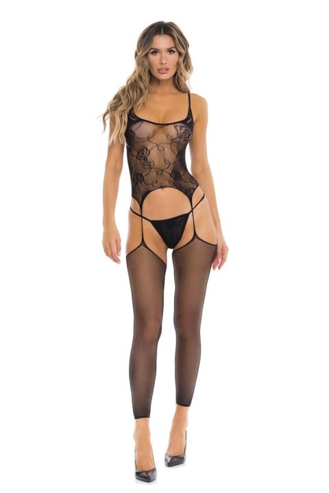 ON ALL NIGHT 2PC SET BODYSTOCK BLACK, OS Rene Rofe Lingerie ON ALL NIGHT 2PC SET BODYSTOCK BLACK, OS Rene Rofe Lingerie
