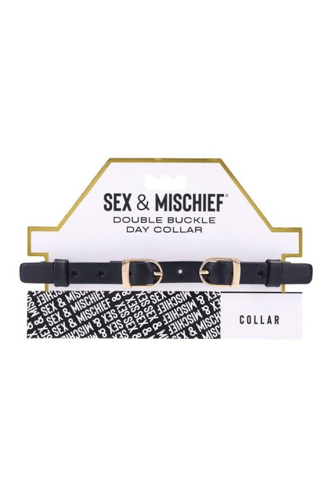 SEX AND MISCHIEF DOUBLE BUCKLE DAY COLLAR Sportsheets SEX AND MISCHIEF DOUBLE BUCKLE DAY COLLAR Sportsheets
