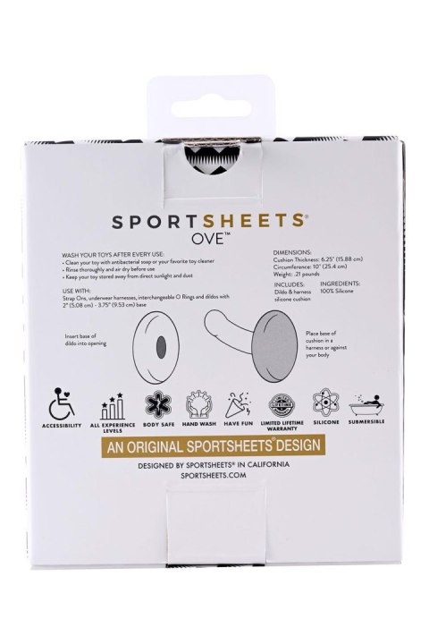 SPORTSHEETS OVE DILDO AND HARNESS SILICONE CUSHION Sportsheets SPORTSHEETS OVE DILDO AND HARNESS SILICONE CUSHION Sportsheets