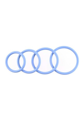 SPORTSHEETS PERIWINKLE RUBBER ORING 4 PACK Sportsheets