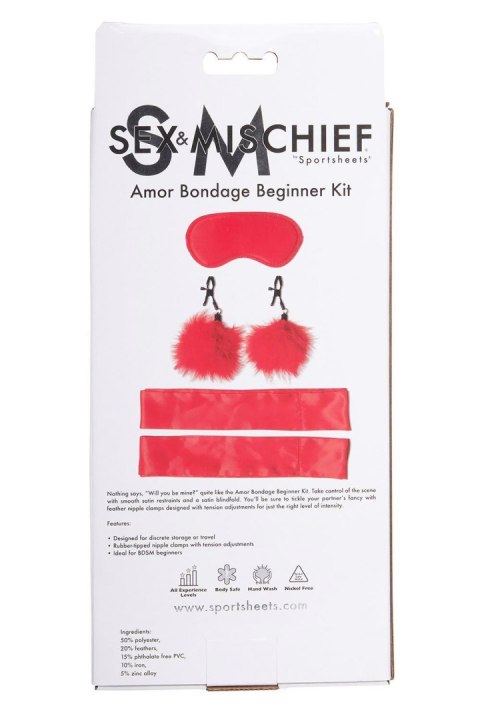 SPORTSHEETS SM AMOR BONDAGE BEGINNER KIT Sportsheets SPORTSHEETS SM AMOR BONDAGE BEGINNER KIT Sportsheets