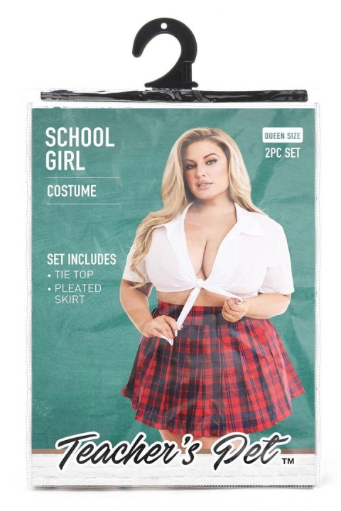 TEACHER PET 2 PCS SCHOOLGIRL COSTUME, QUEEN SIZE Teacher''s Pet TEACHER PET 2 PCS SCHOOLGIRL COSTUME, QUEEN SIZE Teacher''s Pet
