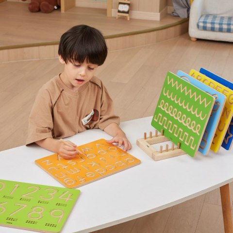 VIGA Tablica Grafomotoryczna Szlaczki Nauka Pisania Viga Toys VIGA Tablica Grafomotoryczna Szlaczki Nauka Pisania Viga Toys