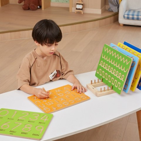 VIGA Tablica Grafomotoryczna Szlaczki Nauka Pisania Viga Toys VIGA Tablica Grafomotoryczna Szlaczki Nauka Pisania Viga Toys