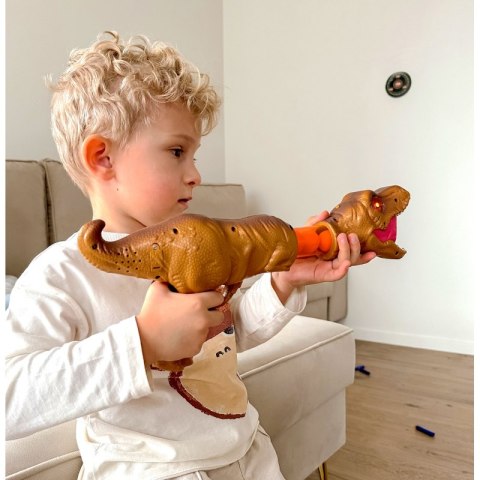 WOOPIE Pistolet na Piłki Kulki Piankowe i Strzałki Wyrzutnia Automatyczna Dinozaur 22 el. Woopie WOOPIE Pistolet na Piłki Kulki Piankowe i Strzałki Wyrzutnia Automatyczna Dinozaur 22 el. Woopie