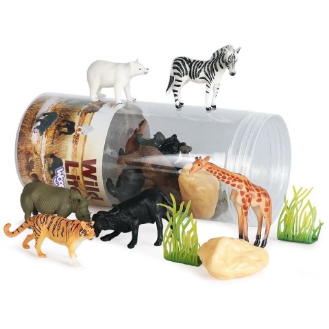 WOOPIE Zestaw Figurki Dzikie Zwierzęta 16 szt. - wersja 2 Woopie WOOPIE Zestaw Figurki Dzikie Zwierzęta 16 szt. - wersja 2 Woopie