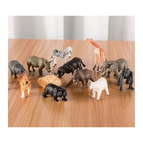 WOOPIE Zestaw Figurki Dzikie Zwierzęta 16 szt. - wersja 2 Woopie WOOPIE Zestaw Figurki Dzikie Zwierzęta 16 szt. - wersja 2 Woopie