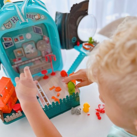 WOOPIE Zestaw Małego Weterynarza 3w1 Domek w Plecaku Piesek Woopie WOOPIE Zestaw Małego Weterynarza 3w1 Domek w Plecaku Piesek Woopie