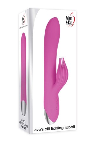 A&E CLIT TICKLING RABBIT VIBE, PINK Adam & Eve