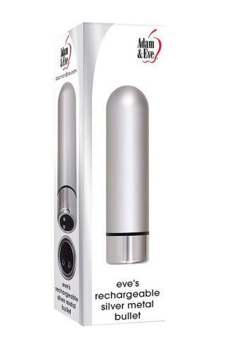 A&E EVES SILVER METAL BULLET Adam & Eve
