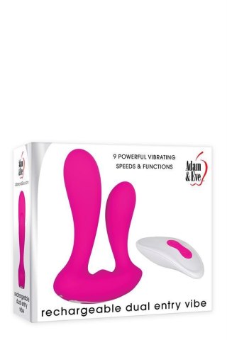 A&E RECHARGEABLE DUAL ENTRY VIBE PINK Adam & Eve