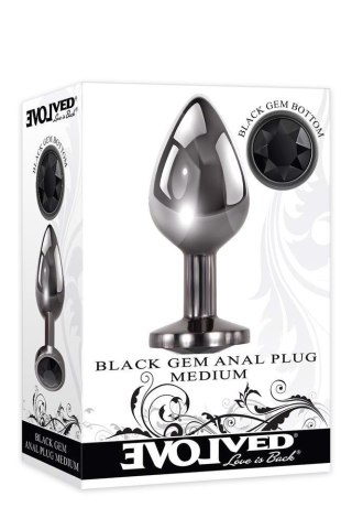 BLACK GEM ANAL PLUG MEDIUM Evolved