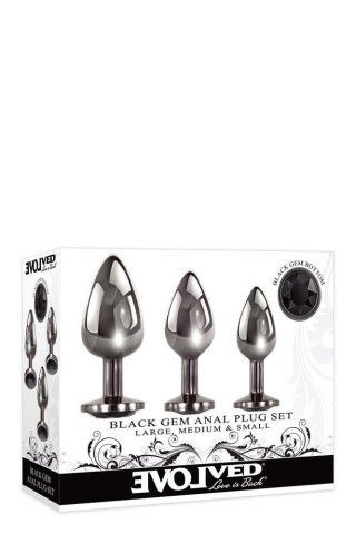 BLACK GEM ANAL PLUG SET Evolved