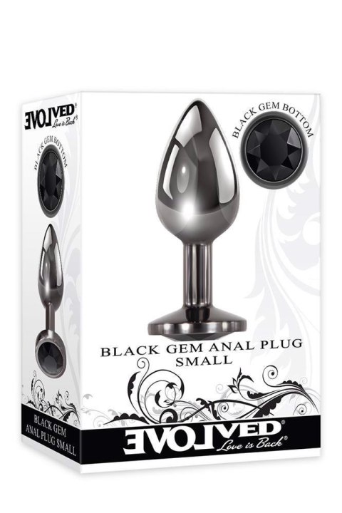 BLACK GEM ANAL PLUG SMALL Evolved BLACK GEM ANAL PLUG SMALL Evolved