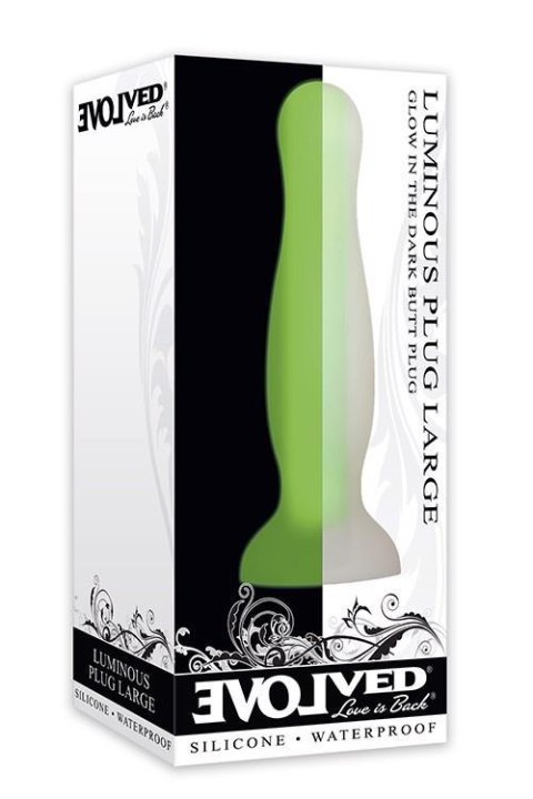 EVOLVED LUMINOUS PLUG LARG GREEN Evolved EVOLVED LUMINOUS PLUG LARG GREEN Evolved