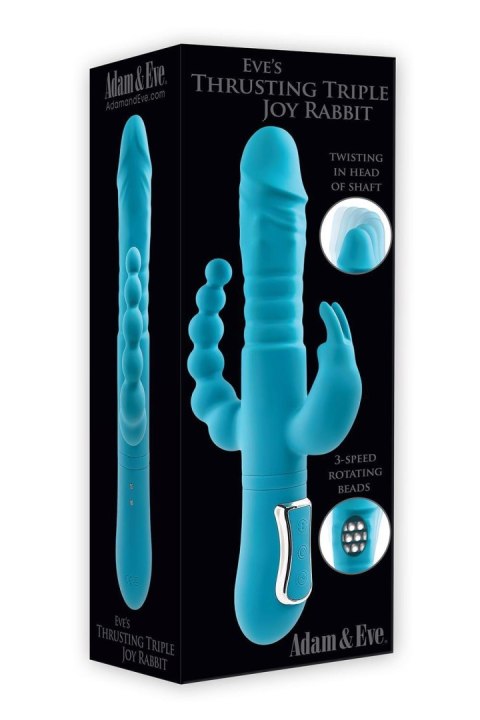ADAM ET EVE EVE'S THRUSTING TRIPLE JOY RABBIT Adam & Eve ADAM ET EVE EVE'S THRUSTING TRIPLE JOY RABBIT Adam & Eve