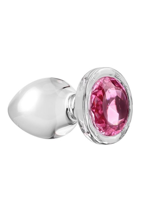 ADAM ET EVE PINK GEM GLASS PLUG LARGE Adam & Eve ADAM ET EVE PINK GEM GLASS PLUG LARGE Adam & Eve