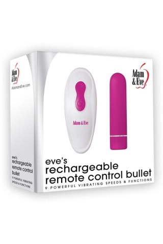 ADAM ET EVE RECHARGEABLE REMOTE CONTROL BULLET Adam & Eve