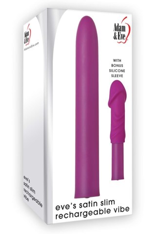 ADAM ET EVE SATIN SLIM RECHARGEABLE VIBE Adam & Eve